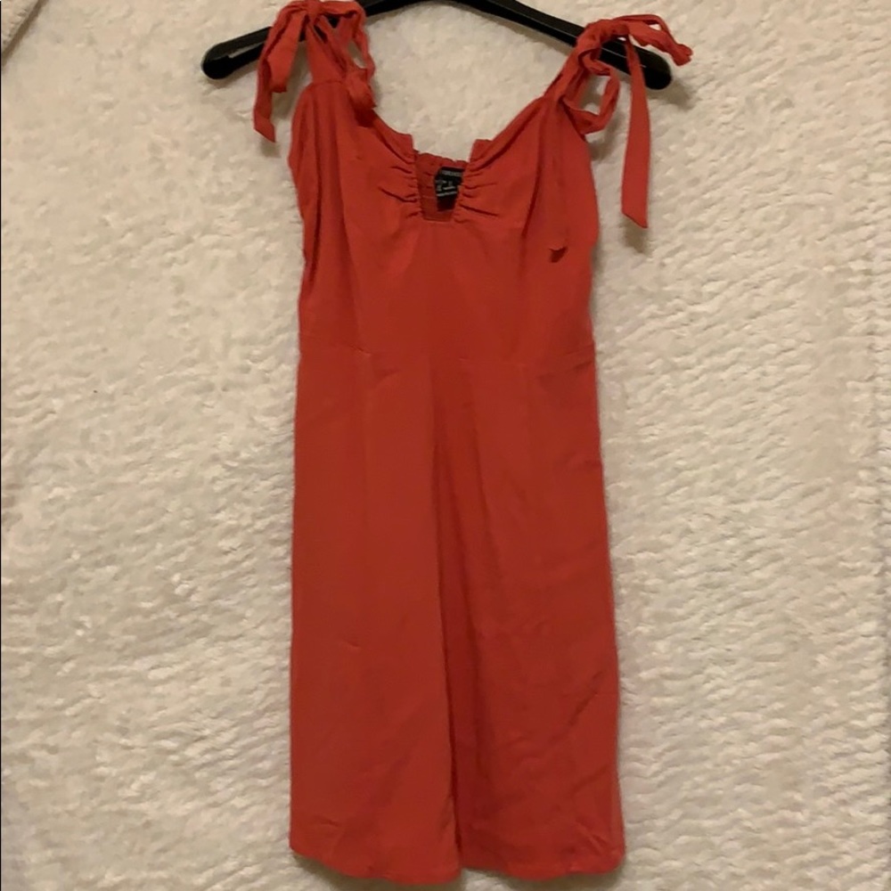 FOREVER 21 coral tied dress